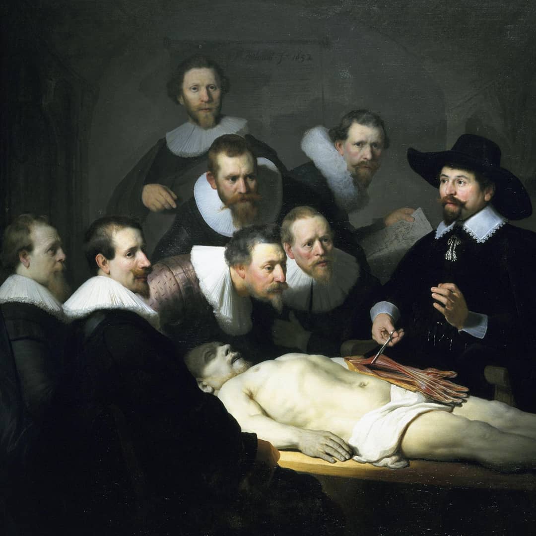 Lezione di anatomia del Dottor Nicolaes Tulp - Rembrandt