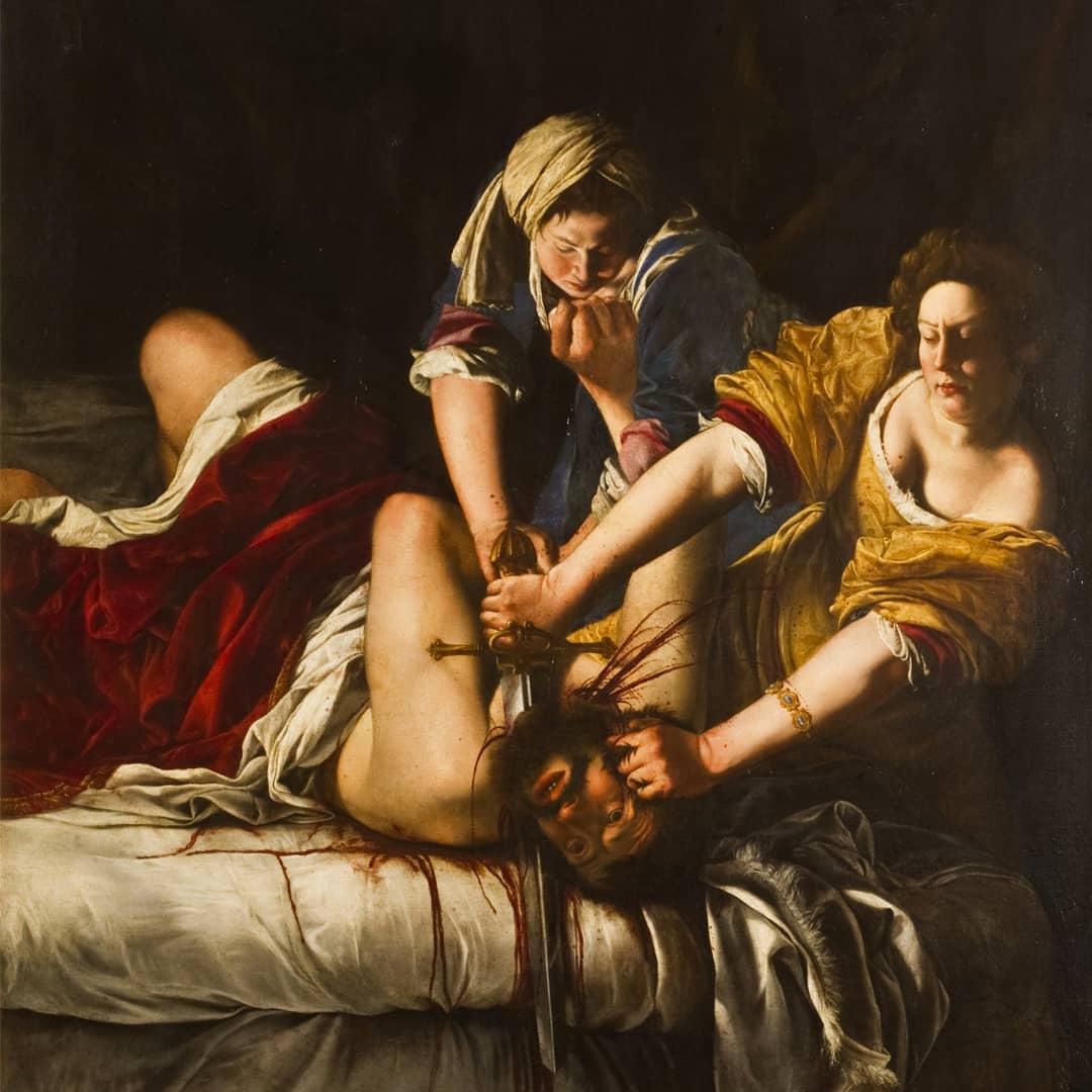 Giuditta che decapita Oloferne di Artemisia Gentileschi
